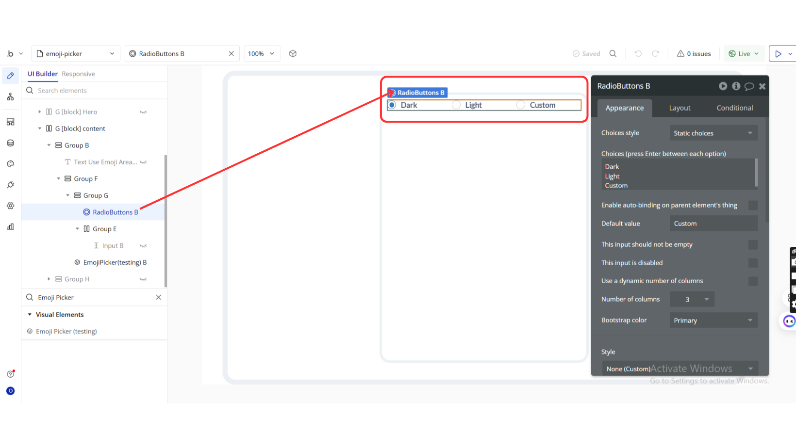 Image without caption