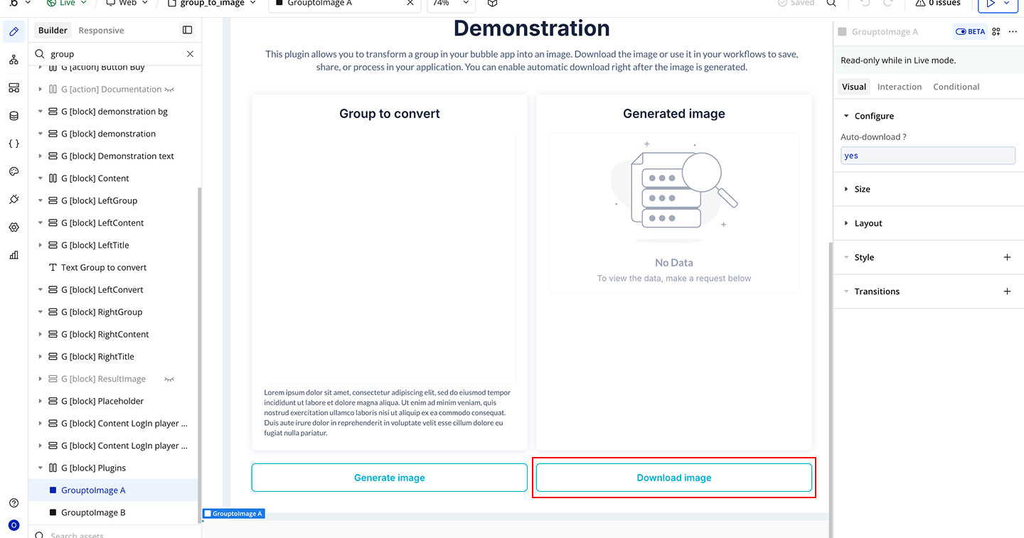 Image without caption