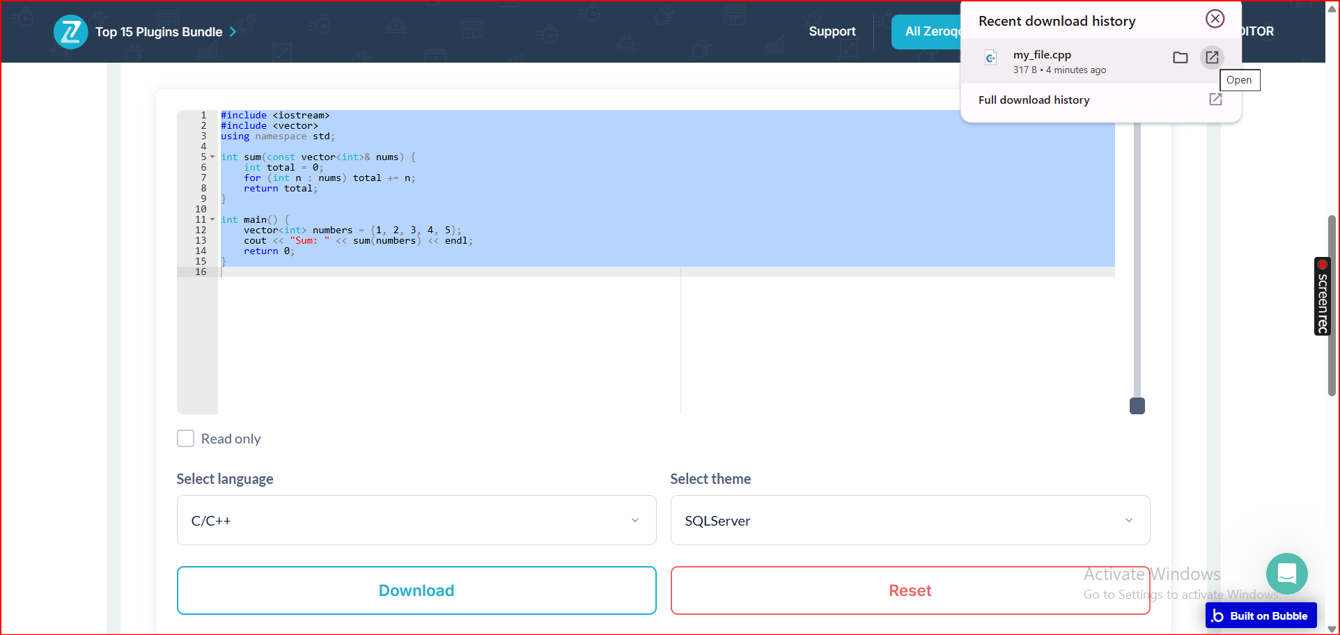 Image without caption