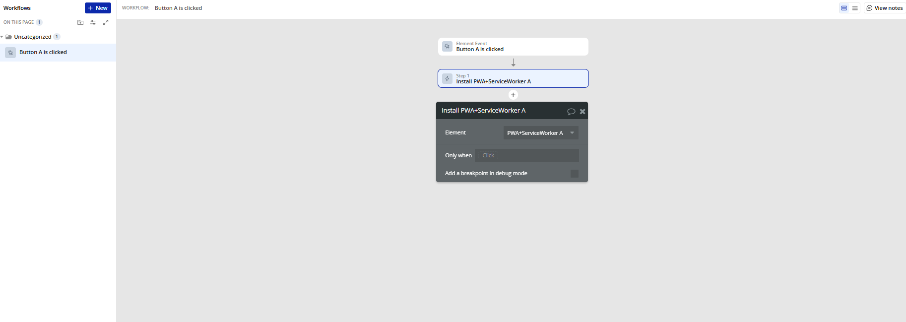 Workflow → Install A PWA + Service Worker.