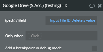 Plugin action → Delete