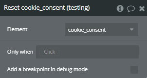 Workflow → Reset.