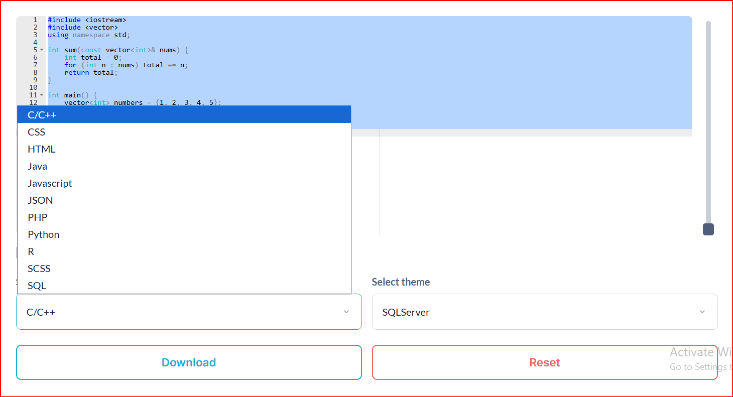 Image without caption