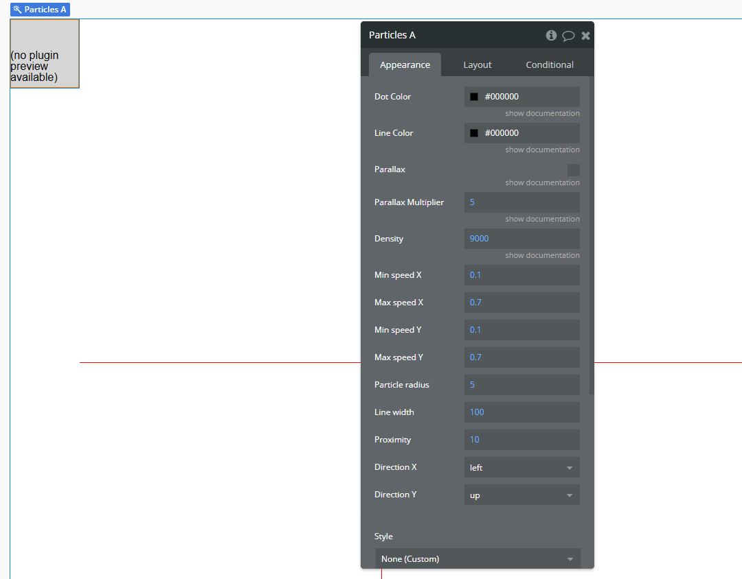 Element → Particles.