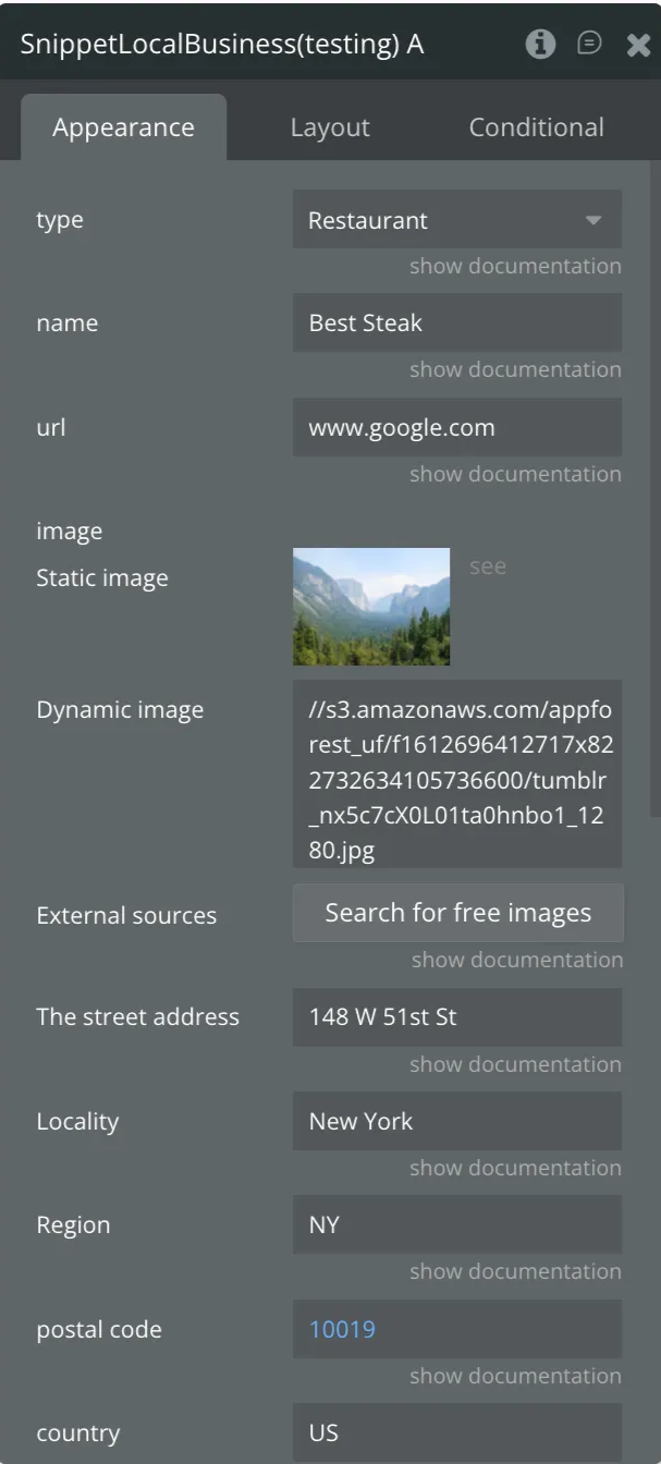 Image without caption