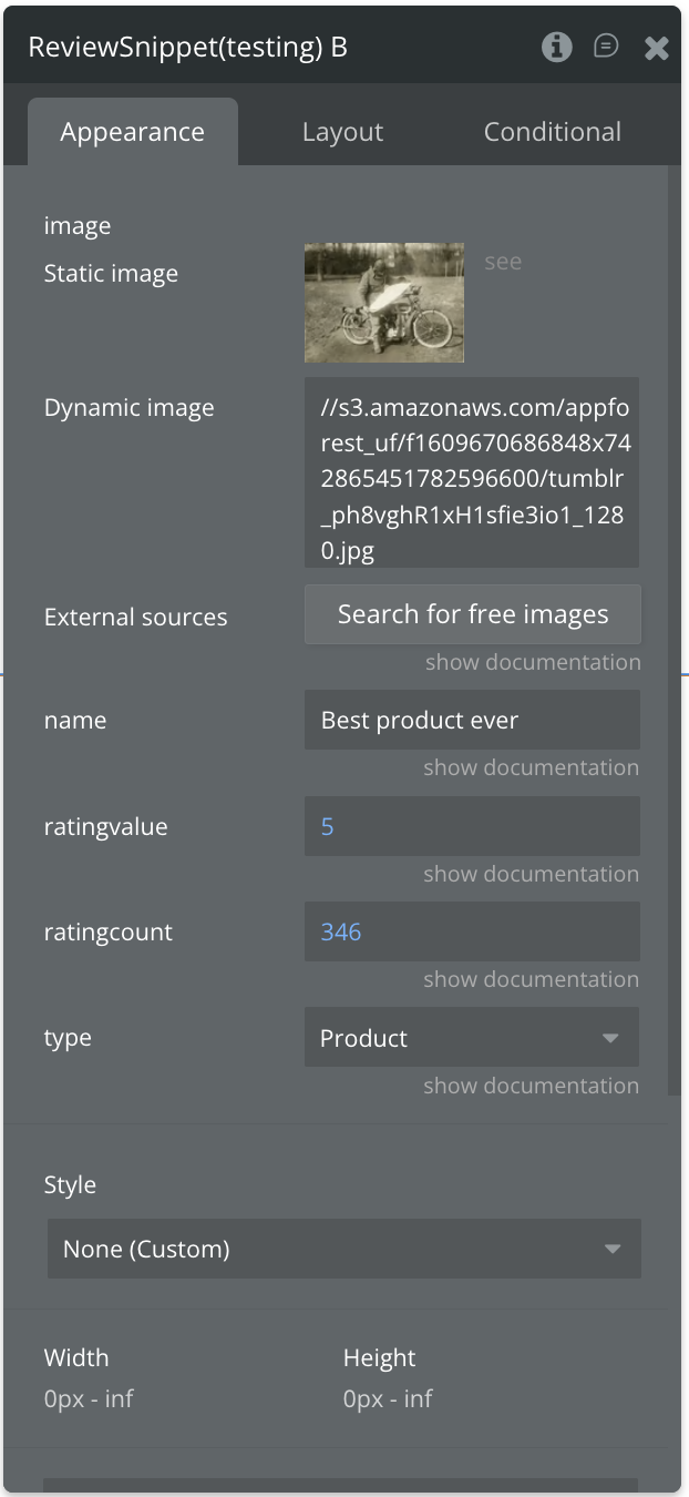 Image without caption