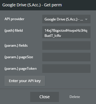 Plugin data → Get Permissions.