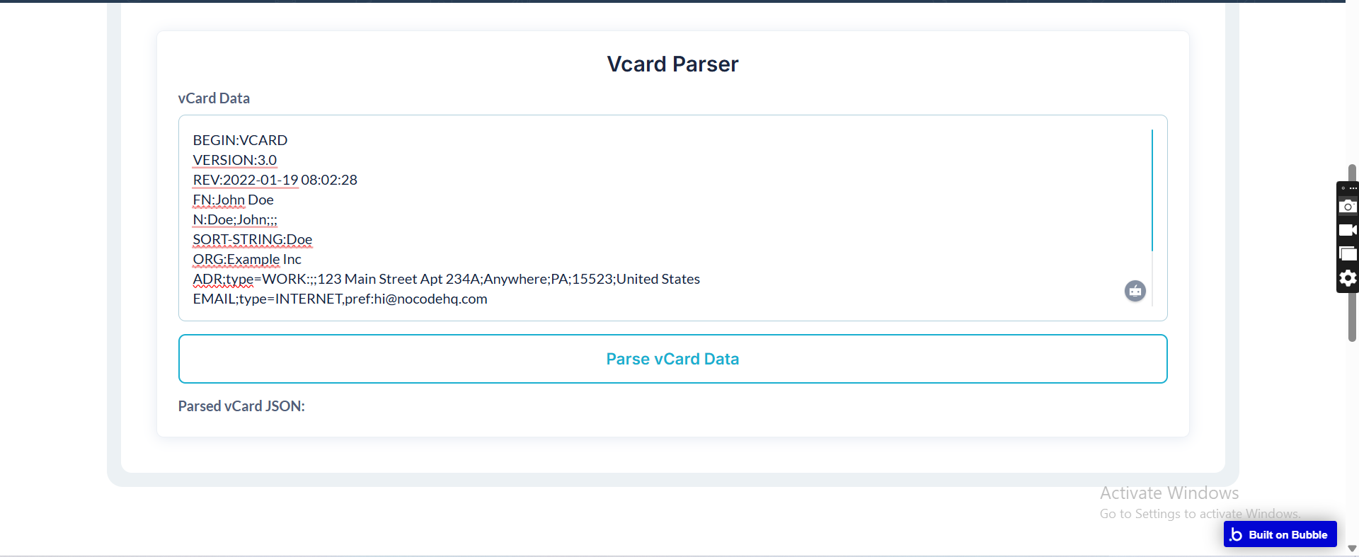 Image without caption