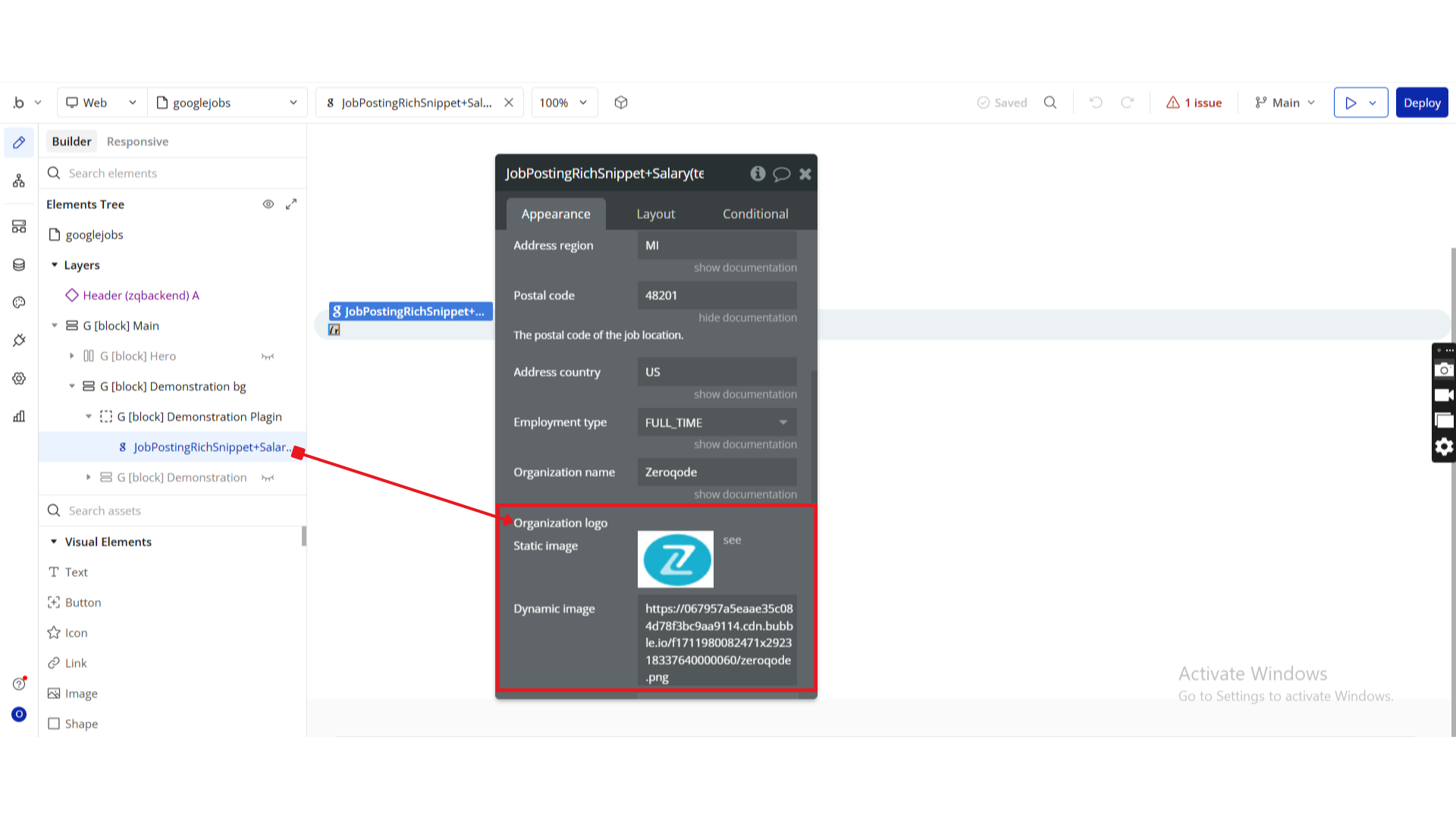 Image without caption