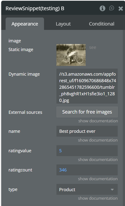 Image without caption