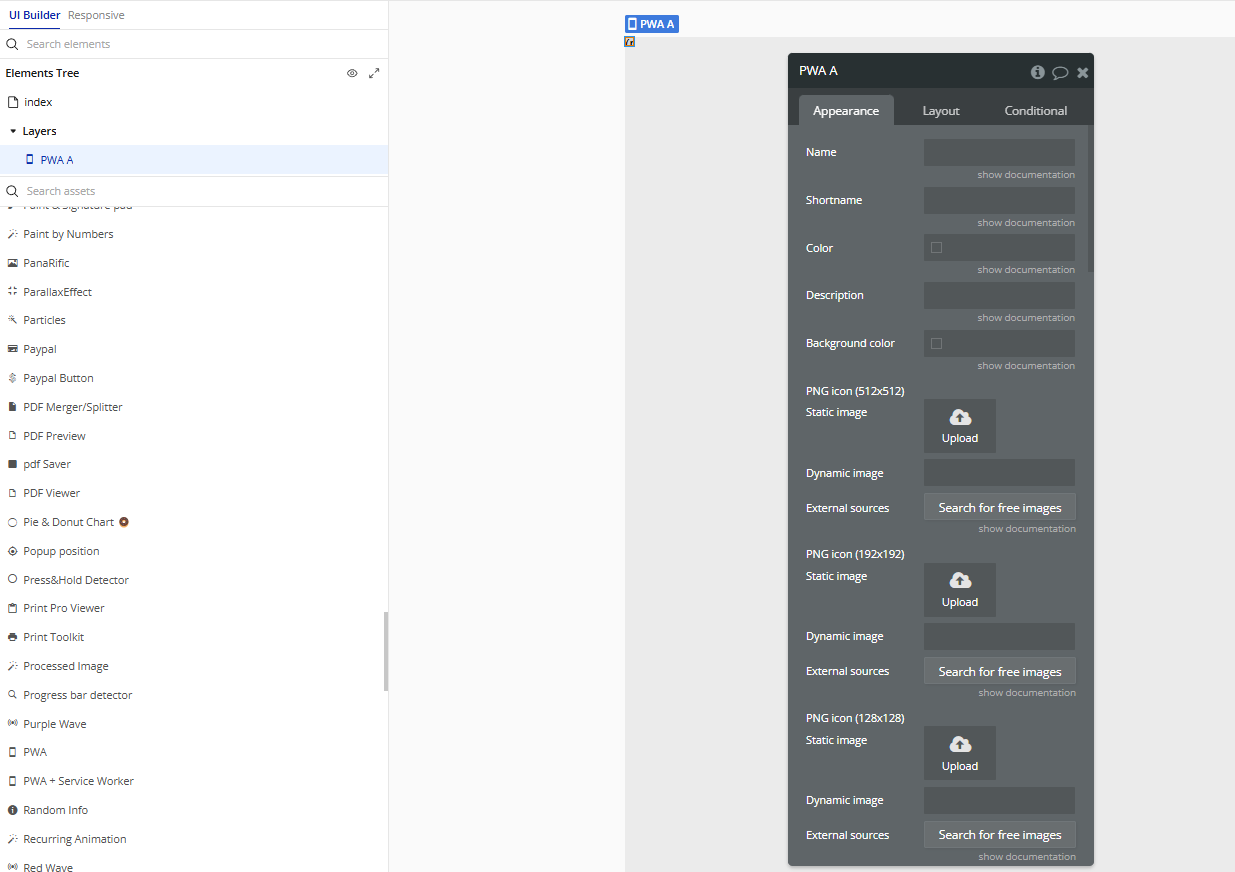 Element → PWA.