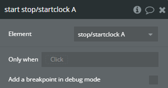 Workflow action → Start.
