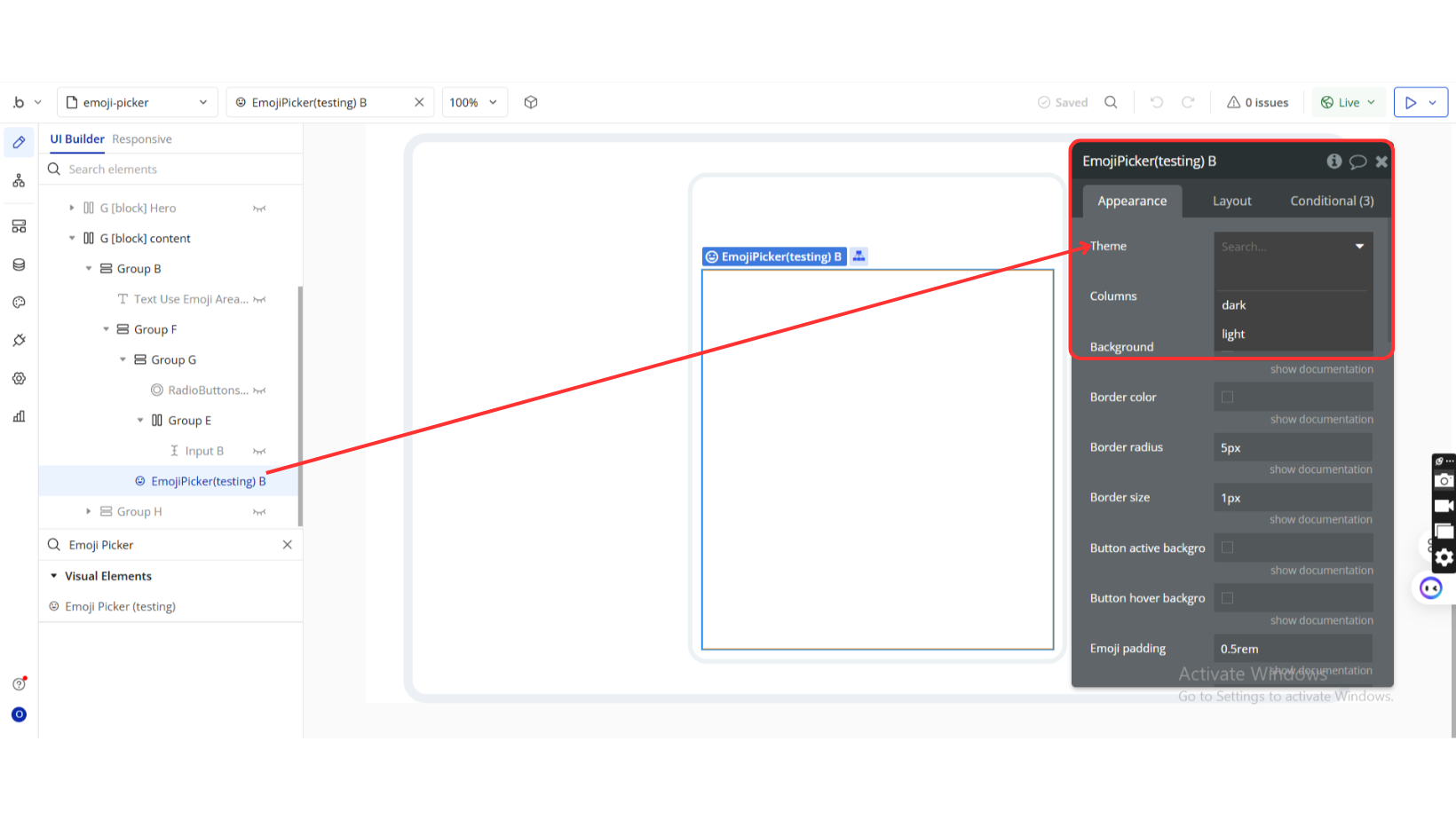Image without caption