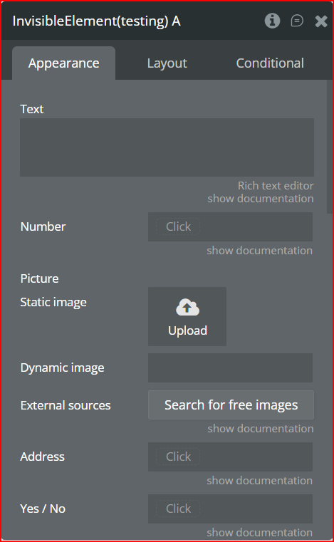 Image without caption