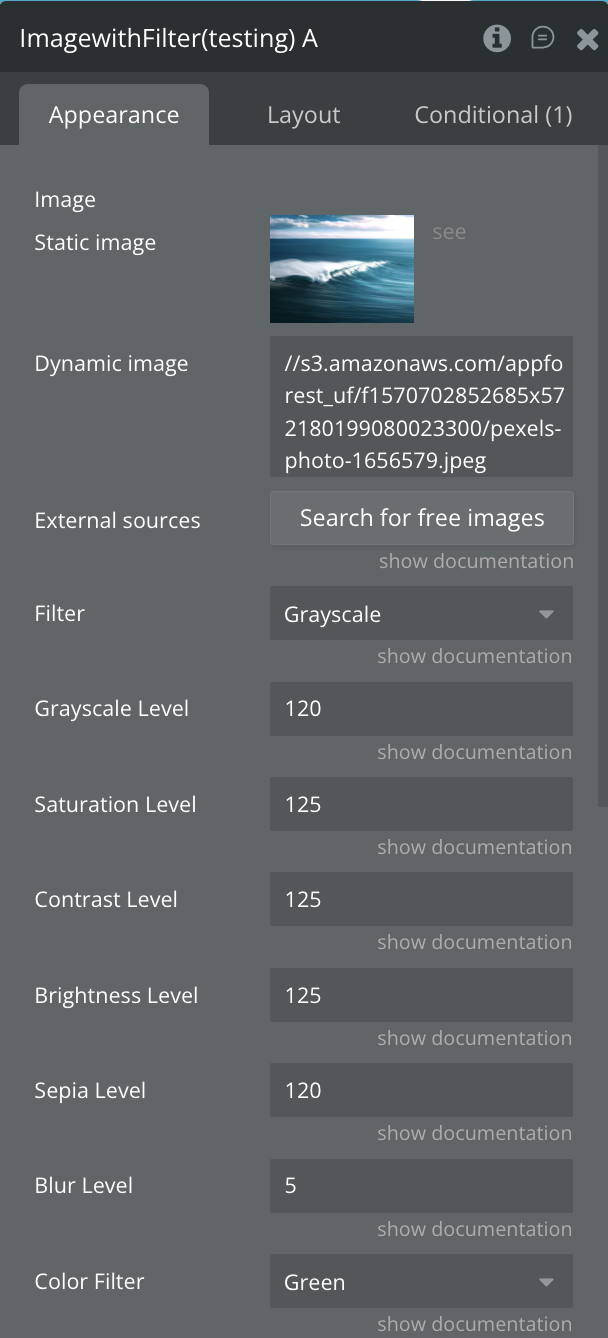 Image without caption