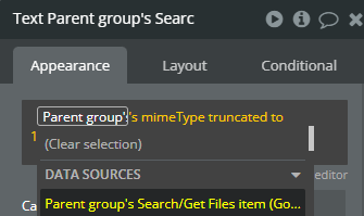 Plugin data call → Search/Get Files.