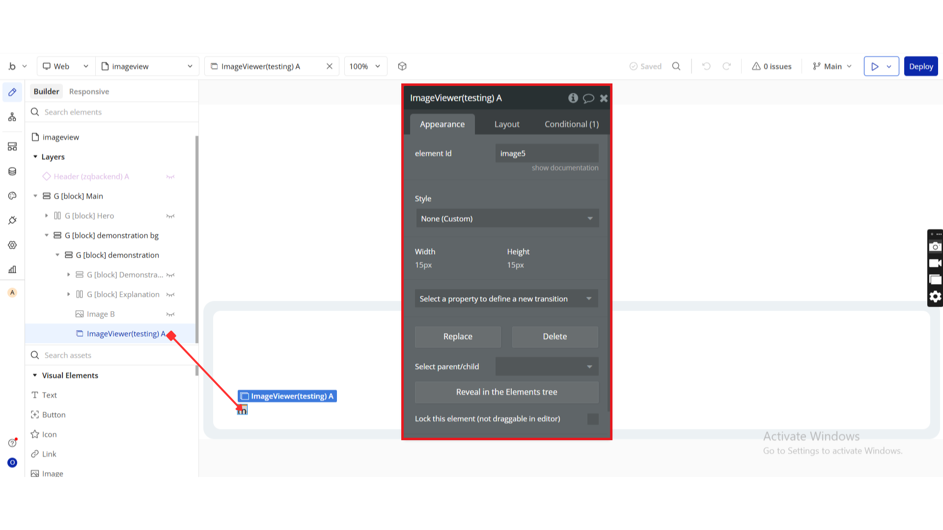 Image without caption