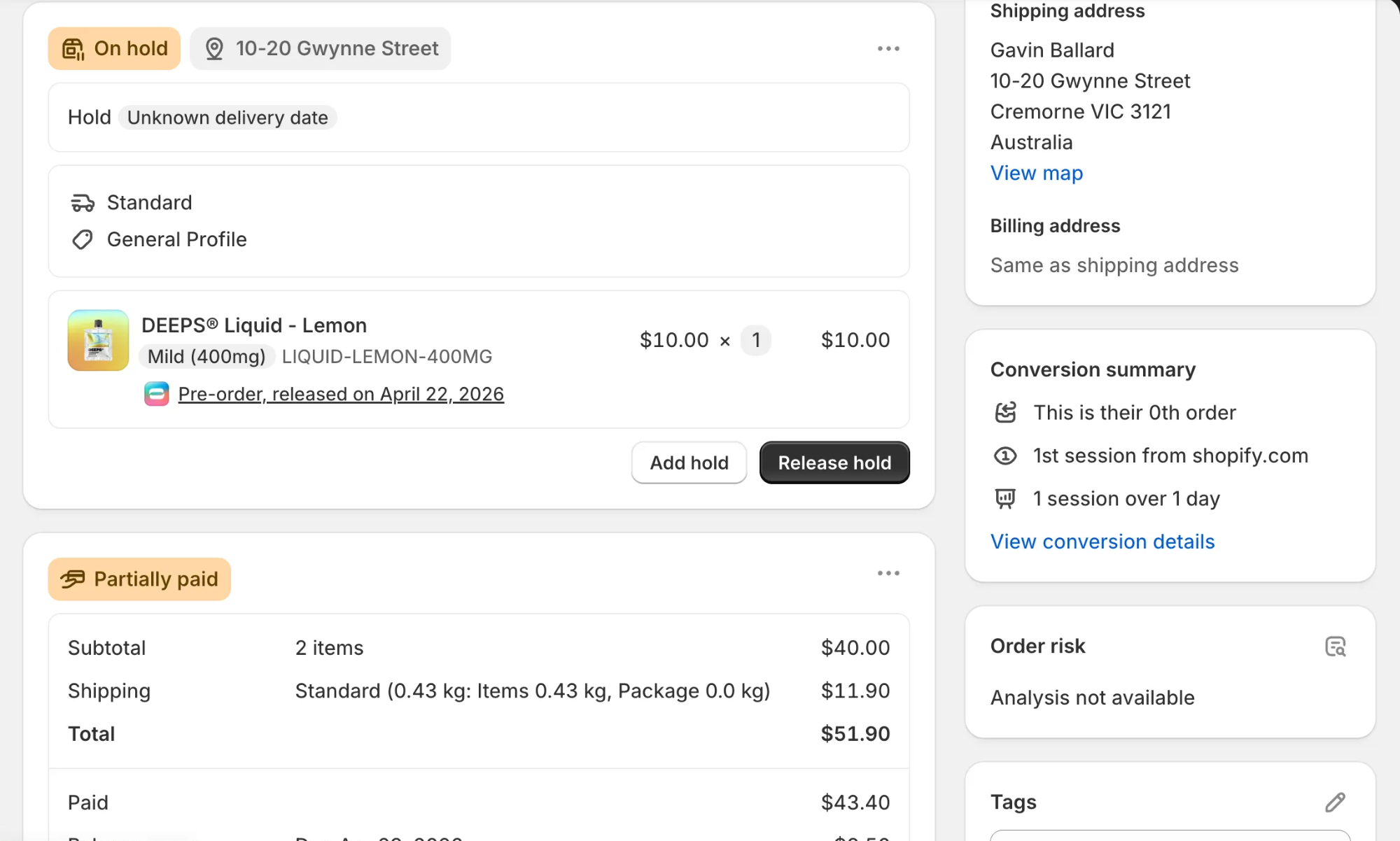 Image without caption