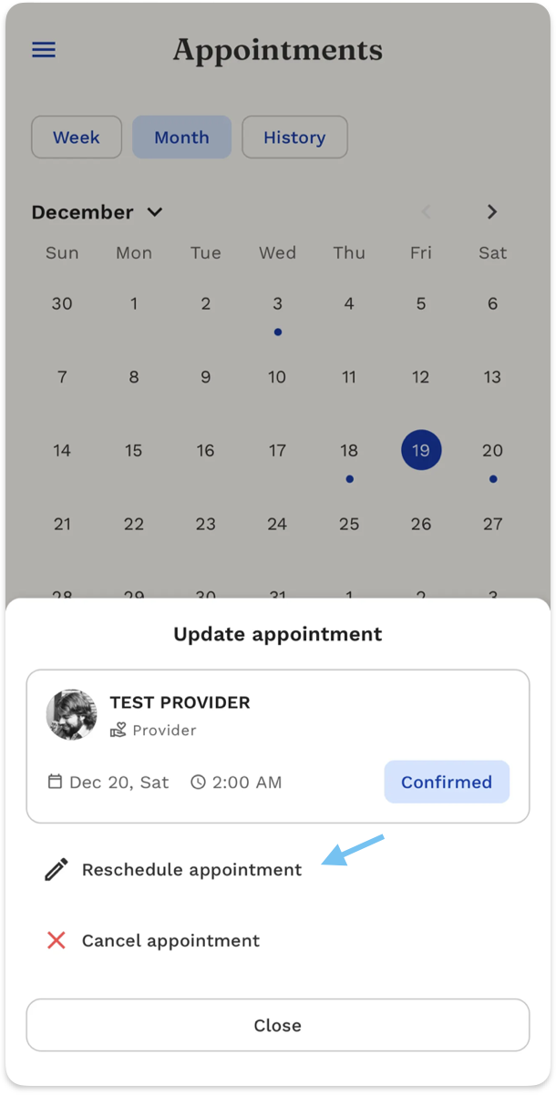 Appointments