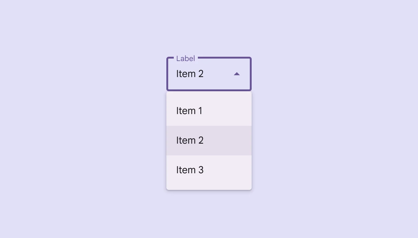 Dropdown menus feature a new mappings