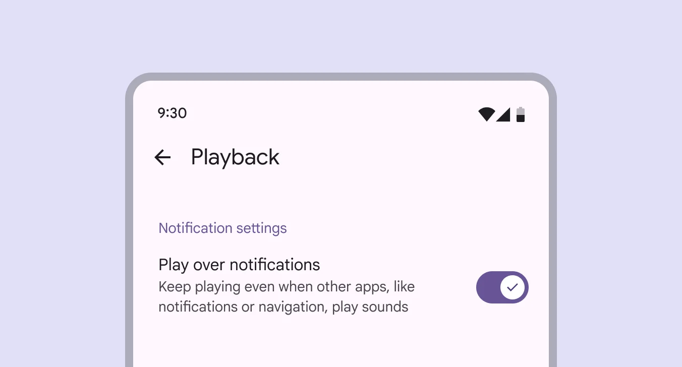 Toggles are commonly used on mobile to turn settings on or off