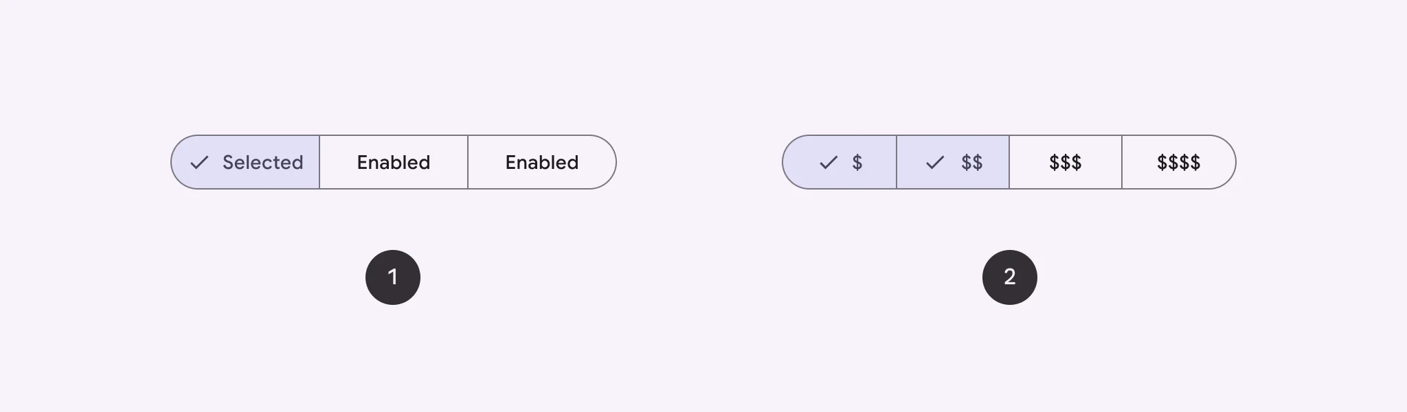 1. Single-select
2. Multiple-select