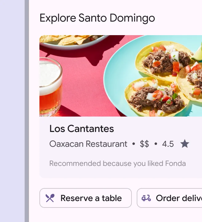✅ DO
Use chips to present contextual , supplemental options