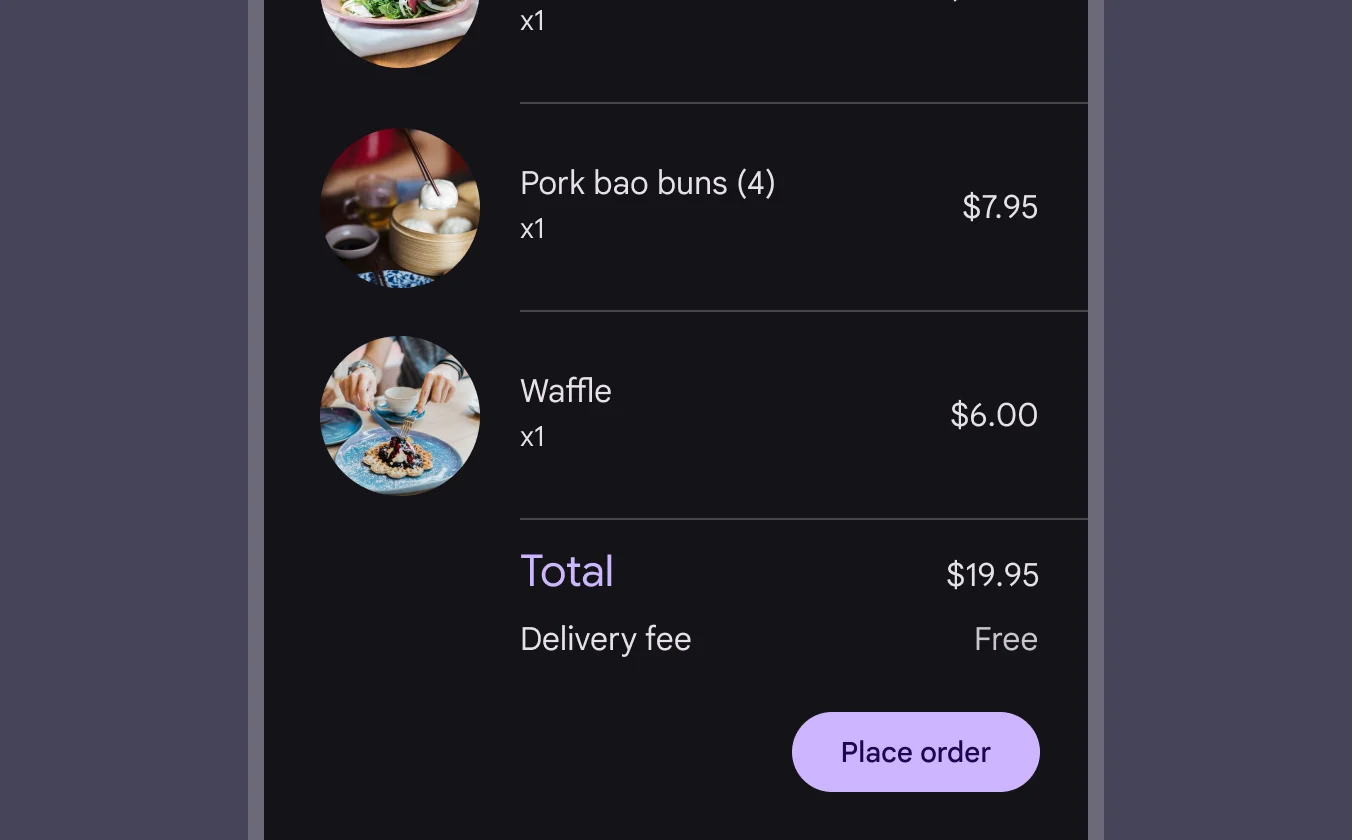 ✅ DO
Use buttons for discrete actions