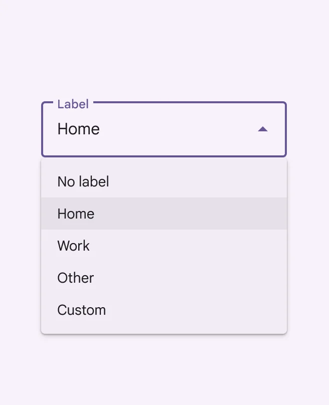 Consider using a drop-down menu instead of radio buttons when space is constrained
