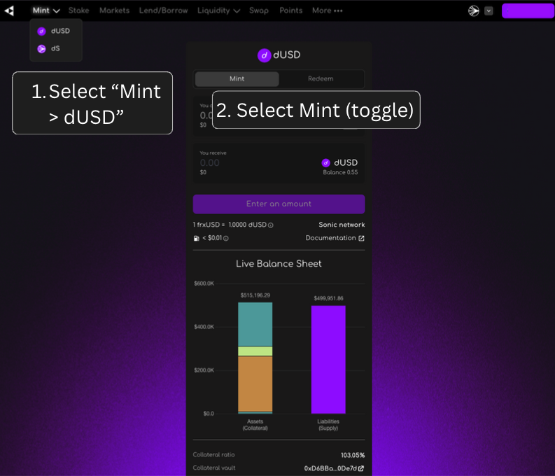 How to Mint & Redeem
