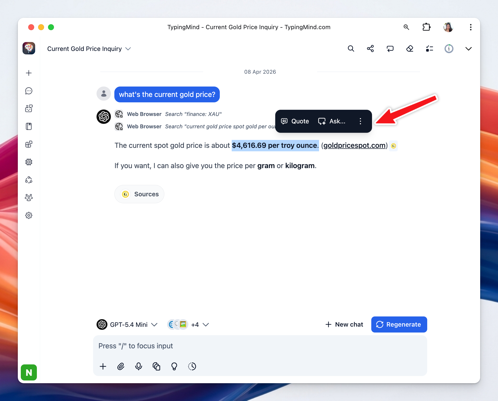 Image without caption