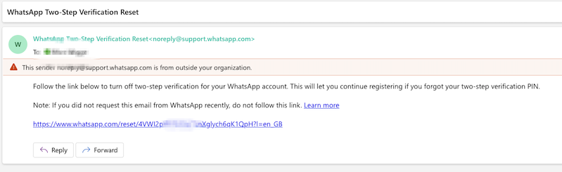 Email you will receive, click the link.