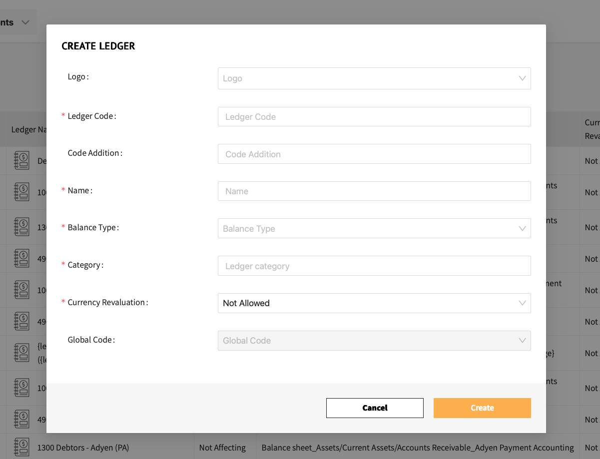 General Ledger Accounts