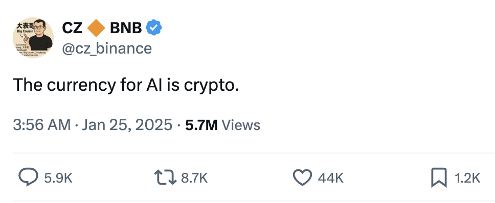 https://x.com/cz_binance/status/1883046240386253063?lang=en