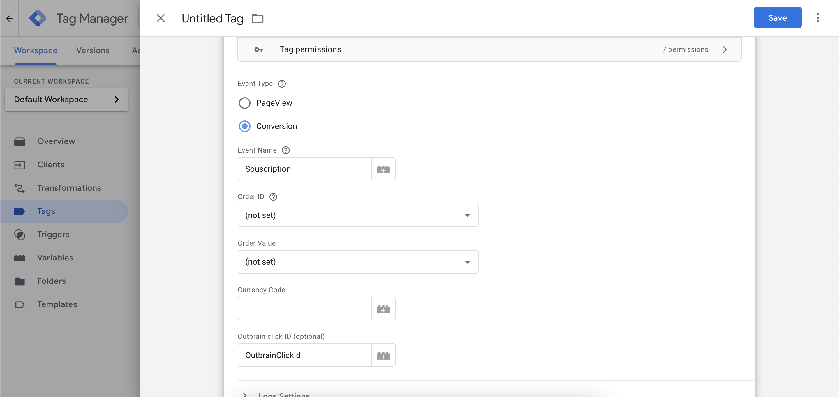 Intégration S2S d’une conversion