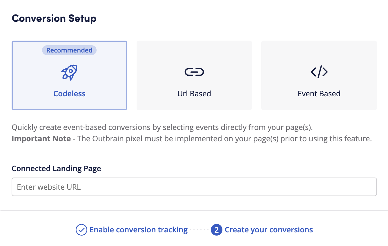 Conversion Codeless