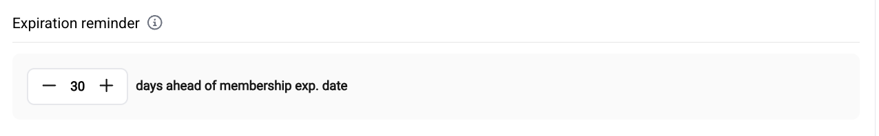 CLUB PORTAL PASS/MEMBERSHIP CONFIGURATION SETTINGS
