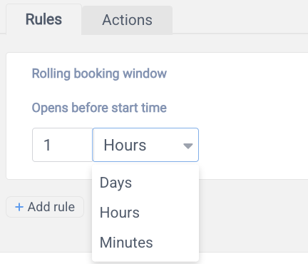 PROMOTIONS/ RULES/ ROLLING BOOKING WINDOW