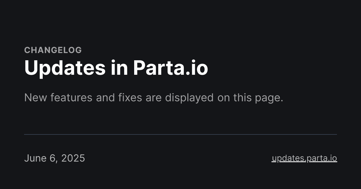 Updates in Parta.io - Parta.io is a collaborative eLearning content ...