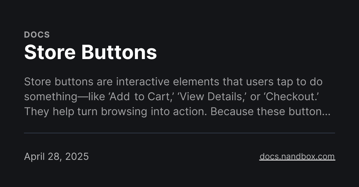 Store Buttons