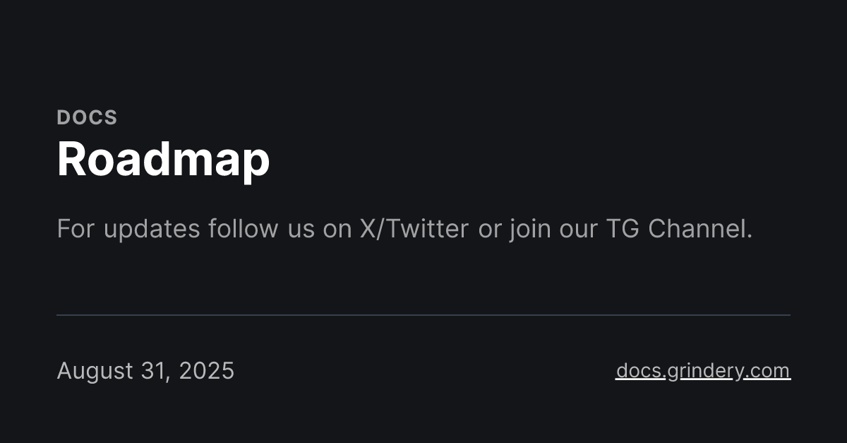 Roadmap