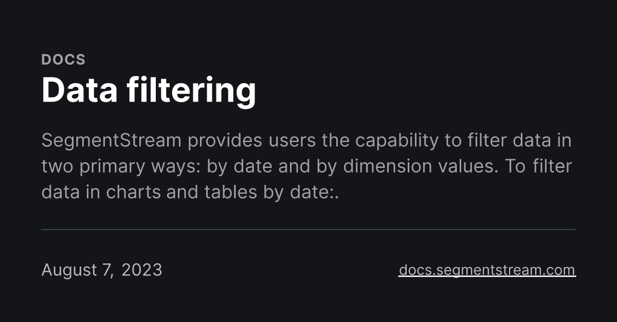data-filtering