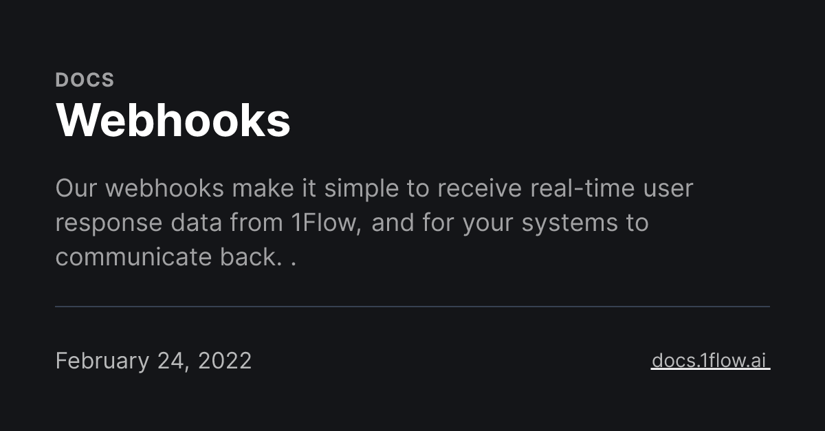 Webhooks