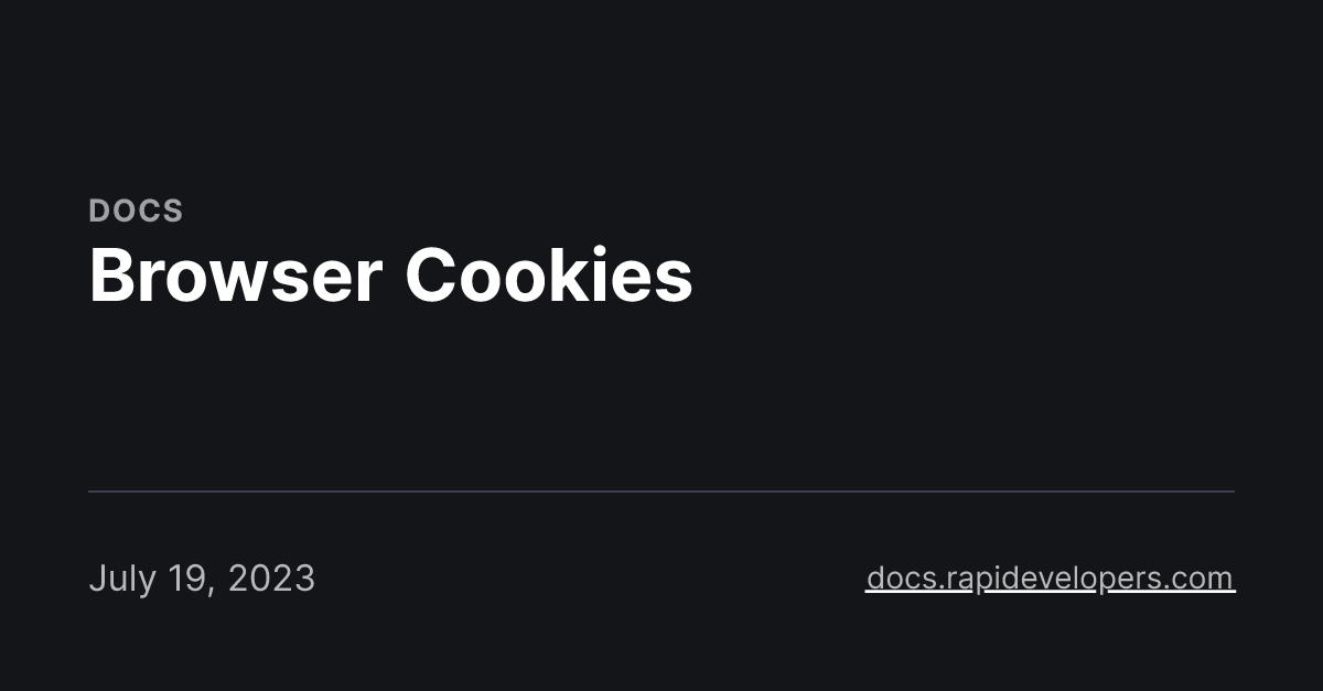 Browser Cookies