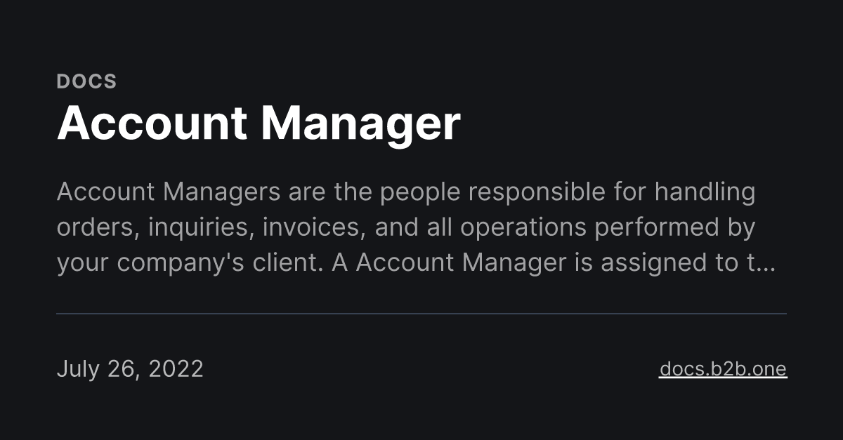 account-manager