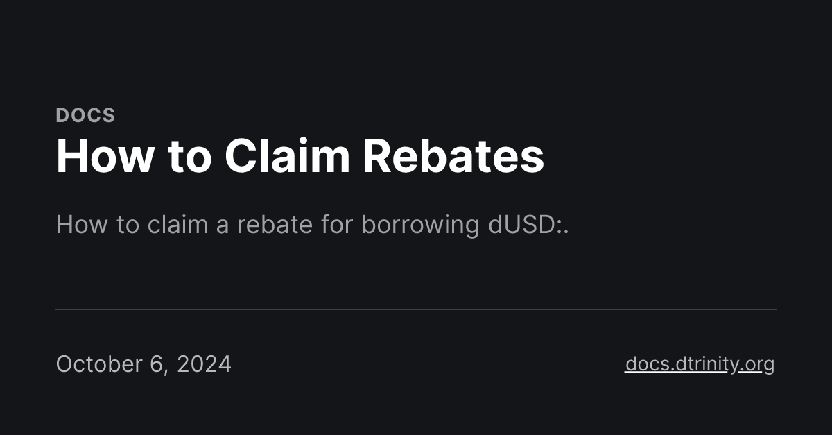 How to Claim Rebates