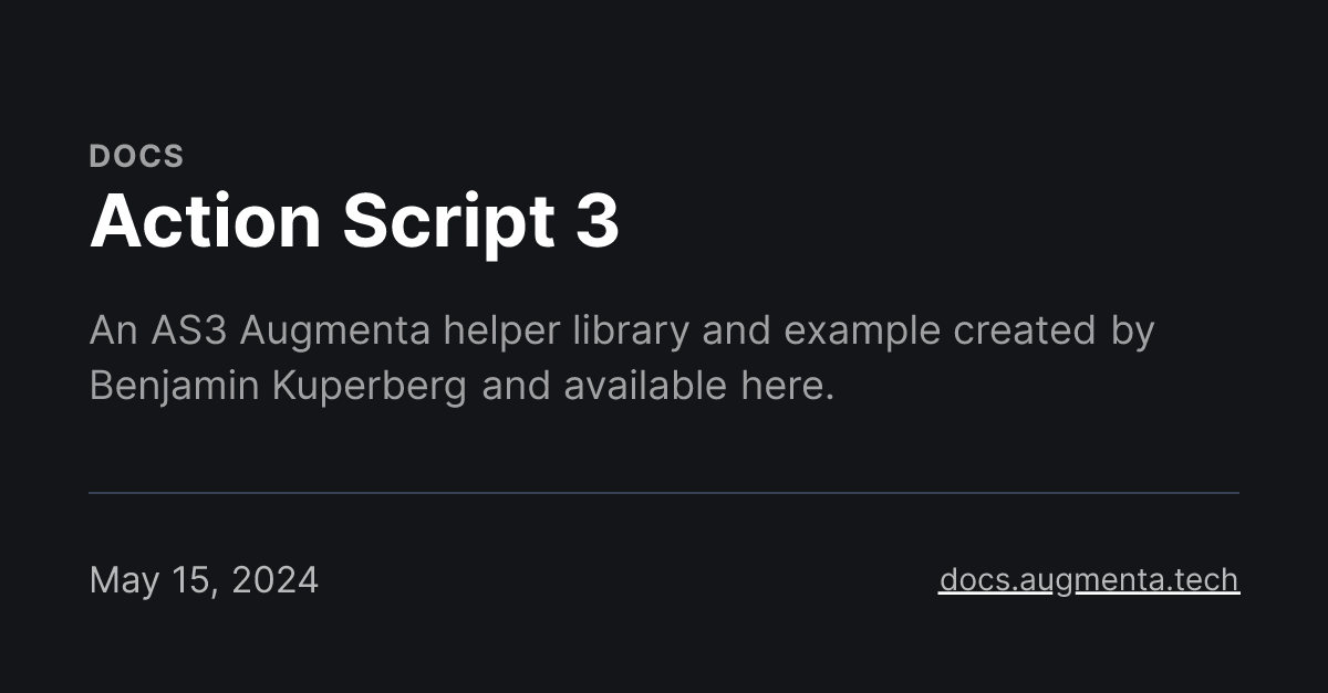 Action Script 3