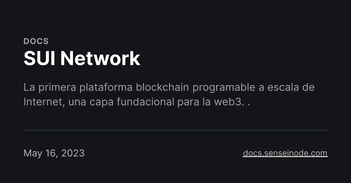 SUI Network