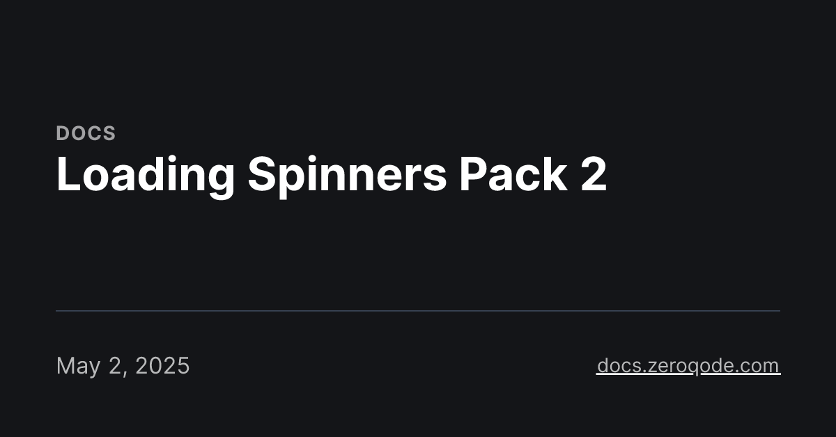 Loading Spinners Pack 2