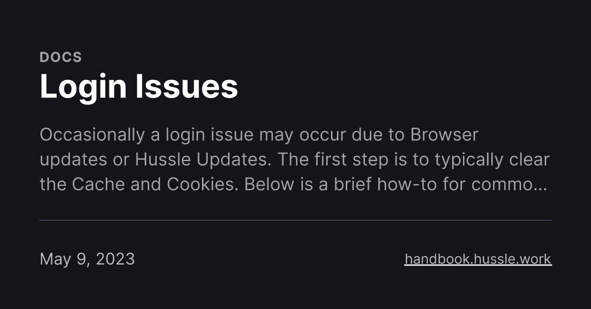 login-issues
